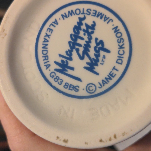 Blue and White "Bath" Mug - Scotland - Picture 7 of 7